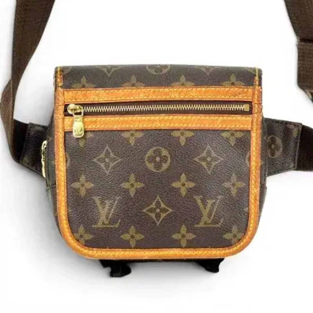 Louis Vuitton Waist Bag Bosphore Monogram Canvas Leather Brown
